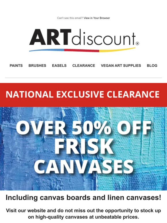 🎨 50% Off Frisk Canvases - Unleash Your Creativity Today! 🧑‍🎨 🎨