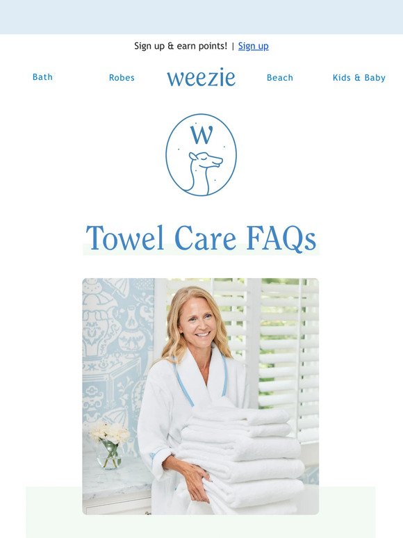 Towel Care 101 🤓