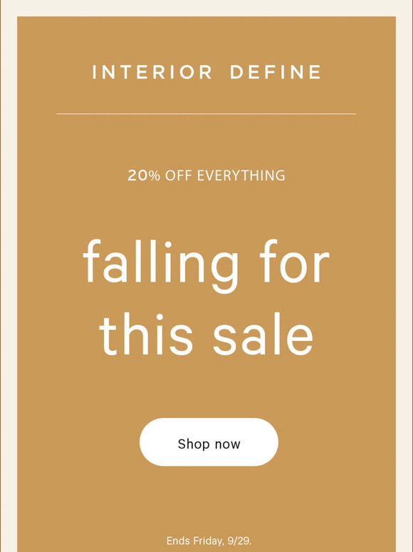 Your 20% off expires soon!