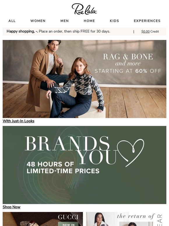 New rag & bone and More ✦ Starting at 60% Off
