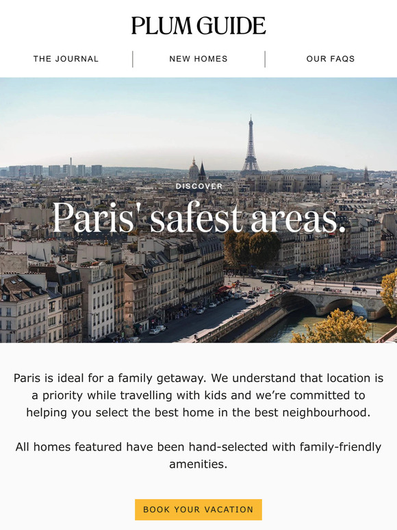 Paris' safest neighbourhoods.