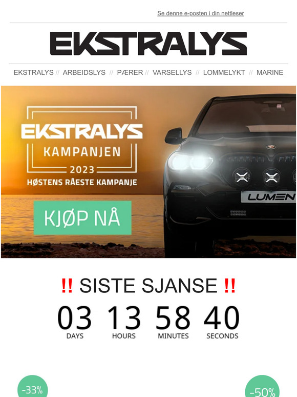 ❗ HØSTENS RÅESTE KAMPANJE ❗