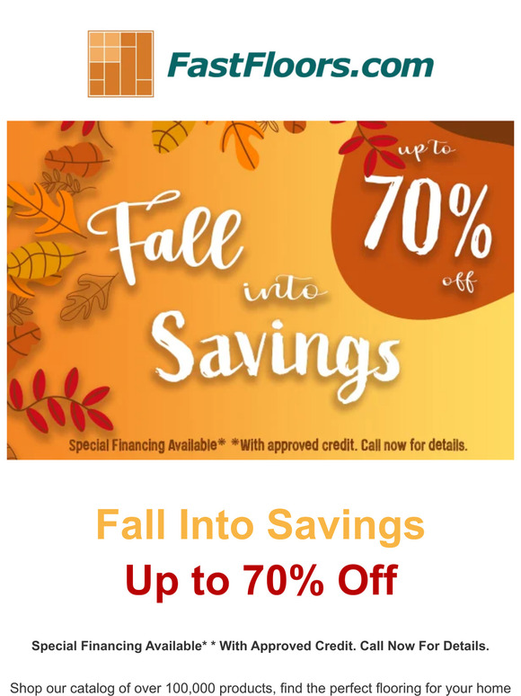 Flooring Frenzy: Unbe-leaf-able Fall Savings Await!