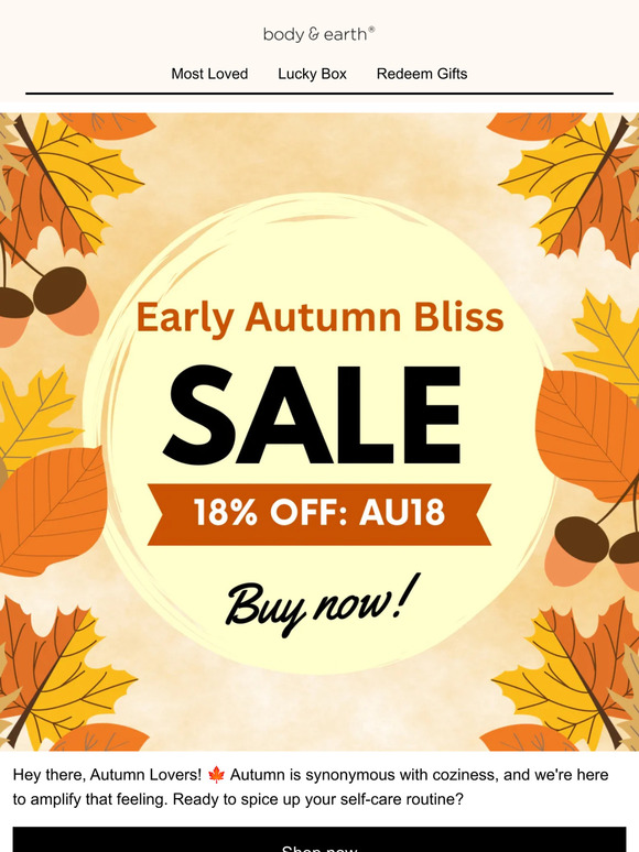 🍂Autumn's in the Air: Embrace Early Autumn Bliss