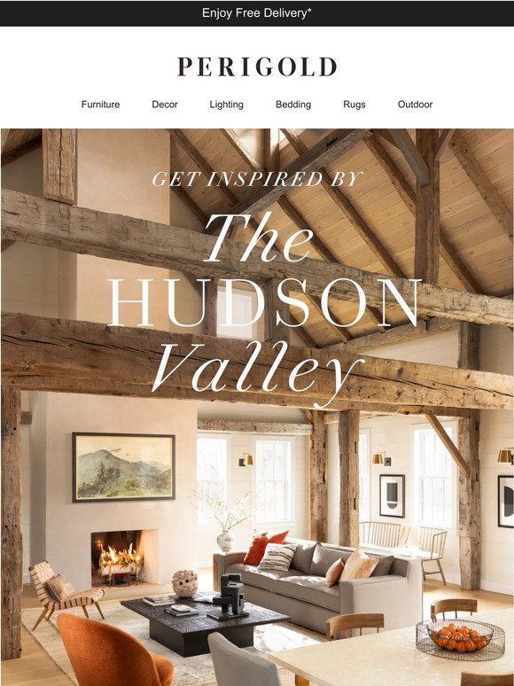 Warm, welcoming Hudson Valley luxe.