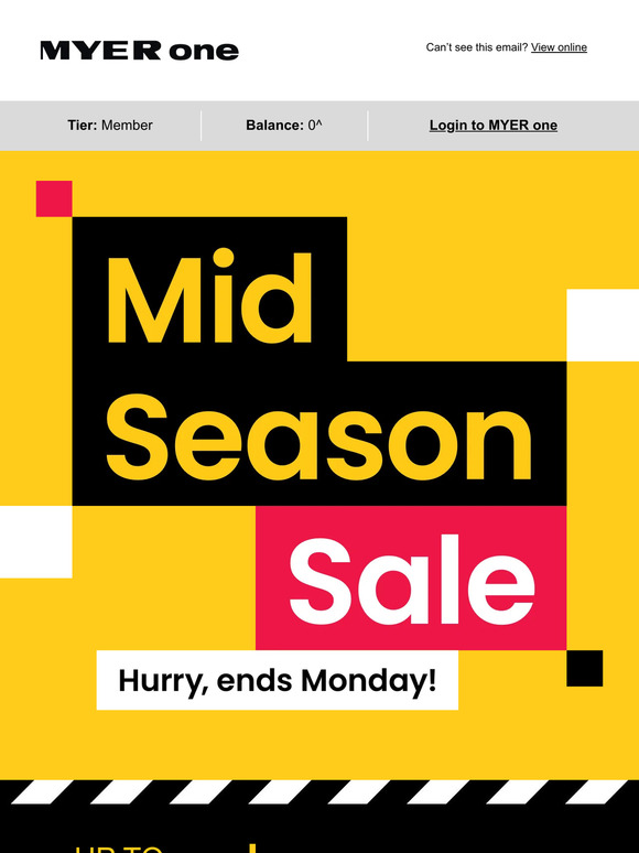 Myer Email Newsletters: Shop Sales, Discounts, and Coupon Codes