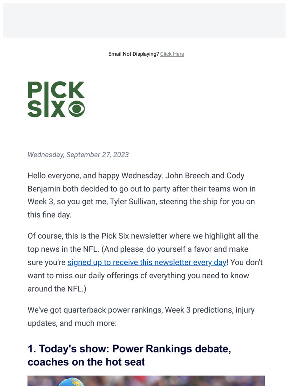 Prisco's Week 4 NFL picks, plus C.J. Stroud soars up QB Power Rankings, coaches on hot seat
