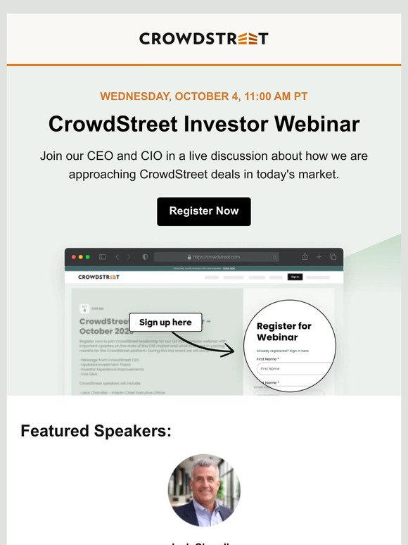 Register Now: Live Webinar with the CEO and CIO