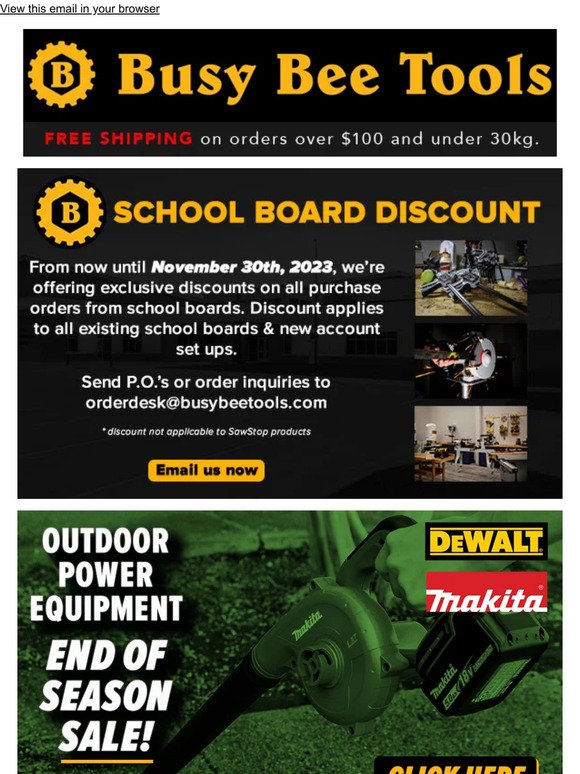 5% off for Schoolboards on all Orders