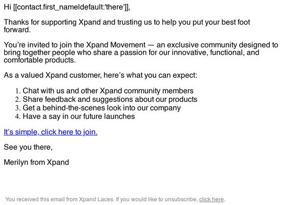 Join the Xpand Movement, an exclusive community for you