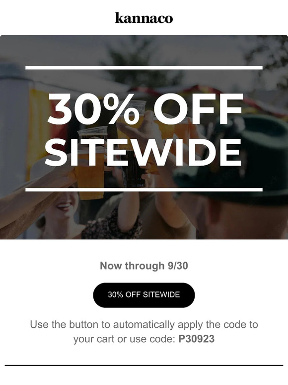 30% Off Sitewide + 5,500 Red Solo Cups