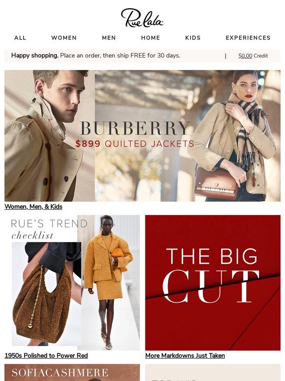 Burberry with $899 Quilted Jackets • Rue’s Trend Checklist