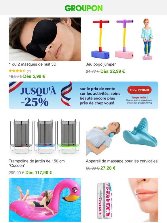 1 ou 2 masques de nuit 3D
