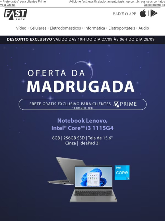 Turbine sua produtividade! Notebooks com até 44% OFF 😱