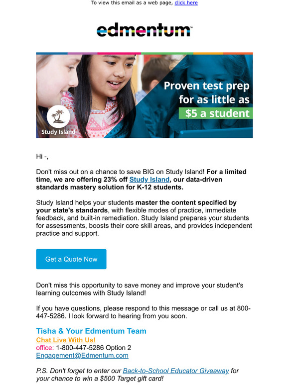 Don't Miss this Chance to Save BIG on Study Island!