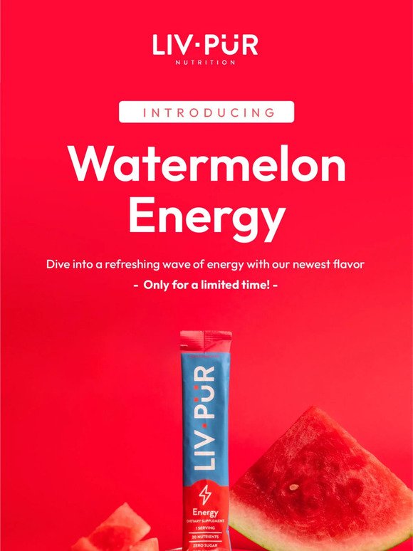 Introducing: Watermelon Energy 🍉