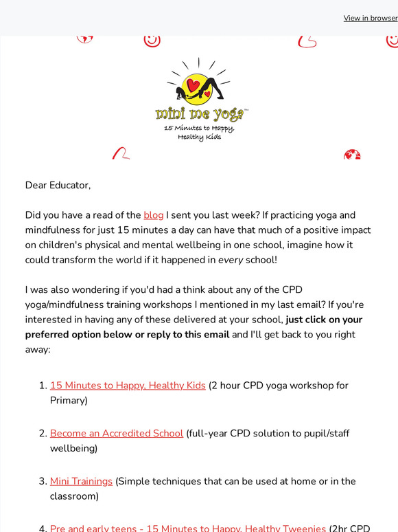 Did you see the blog post I shared last week?