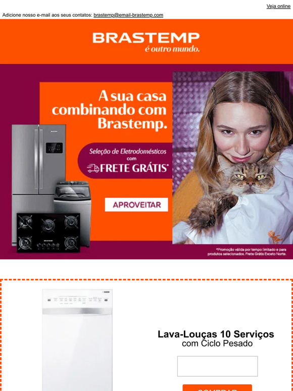 Lava Louças com Cupom + Frete Grátis! 🤑