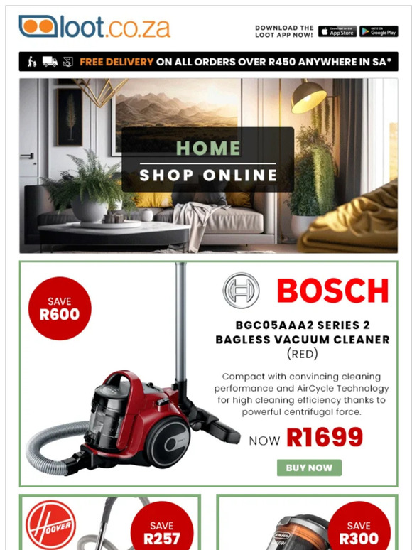 Revive Your Home: Vacuum Cleaners, Steamers, Sewing Machines & More!