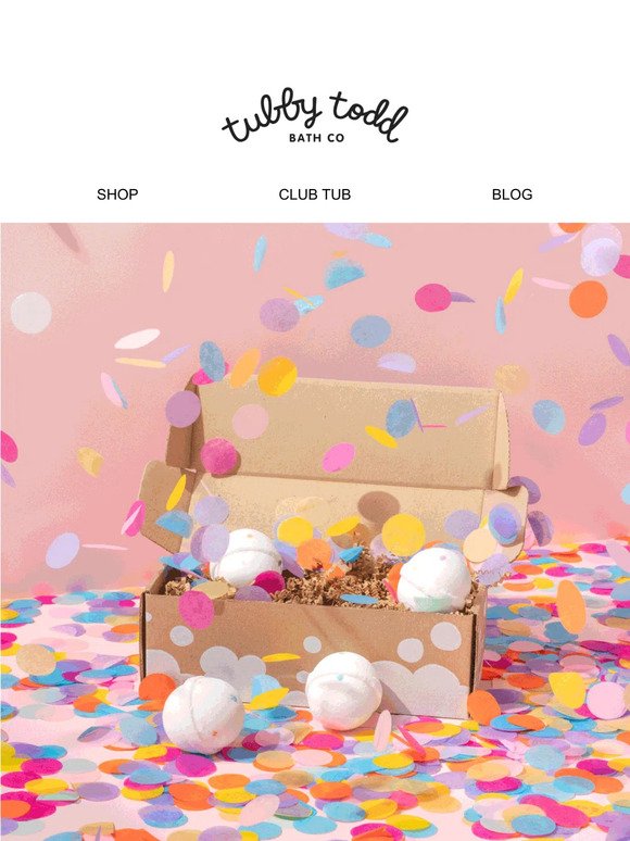 Today only: FREE b-day Bath Bombs