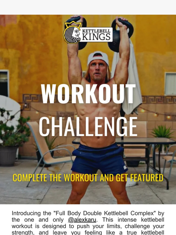 Kettlebell Kings: [Workout Challenge] Full Body Double Kettlebell ...