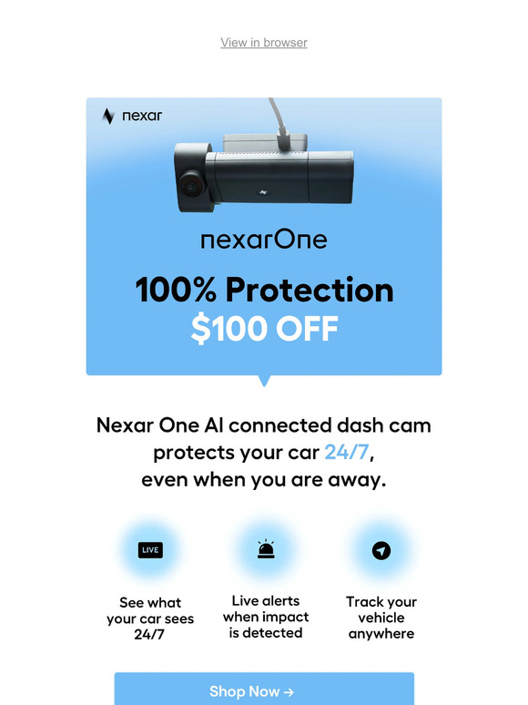 Nexar Dash Cams: RE: Your Nexar One Cam - Pre-order Now