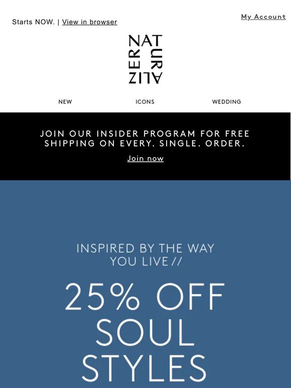 Your closet is waiting: Shop 25% off SOUL styles