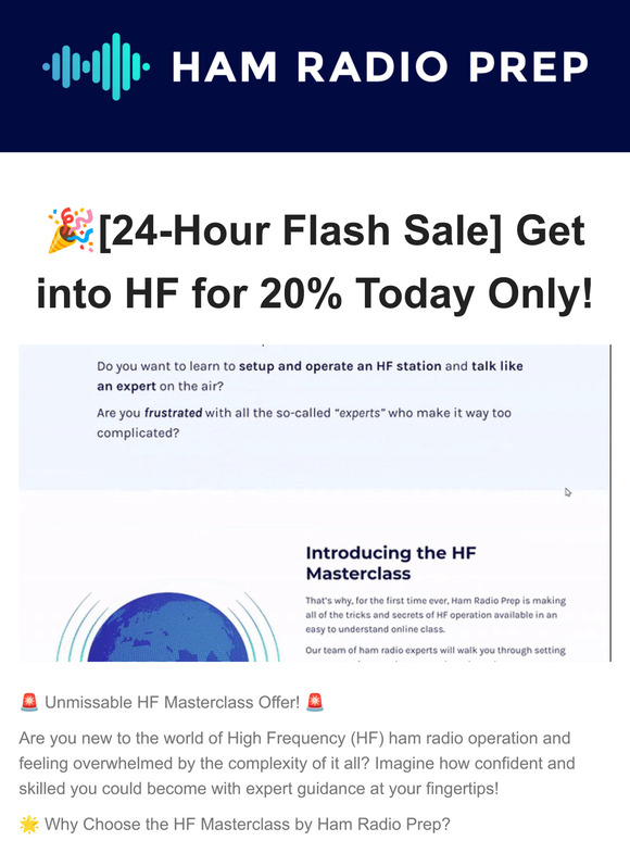 🎉 [24-Hour Flash Sale] Become an HF Master for 20% off today only!