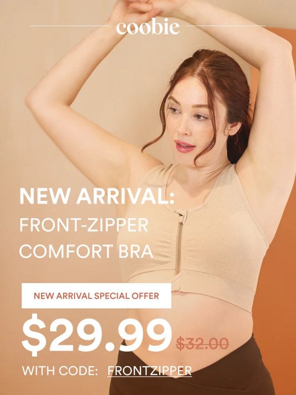 You Asked, We Listened: Introducing Front Zipper Comfort Bra!