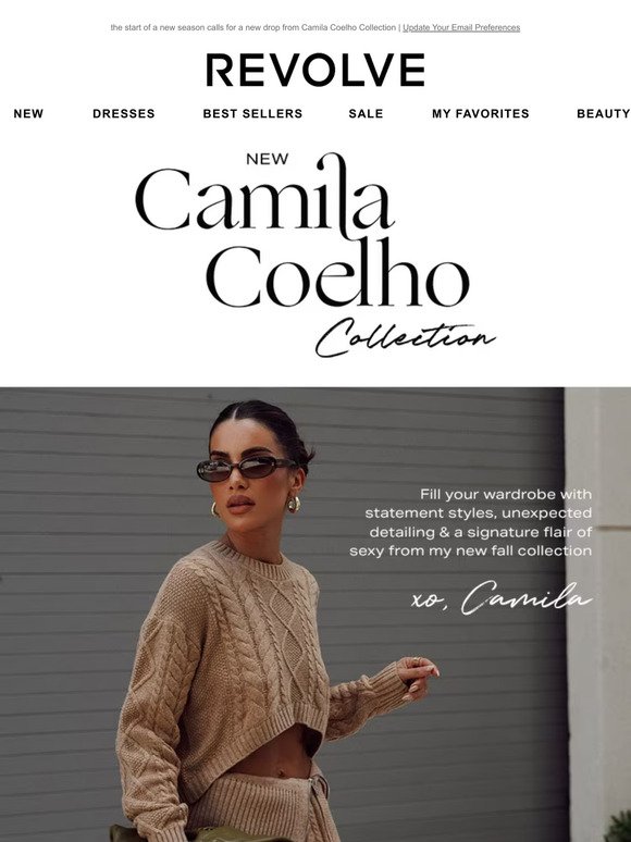 fall in love with Camila Coelho’s latest collection