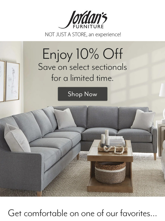 Jordan's furniture tilt deals sofa