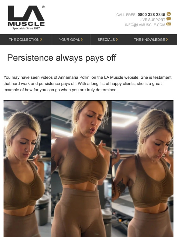 News & Offers from LA Muscle®