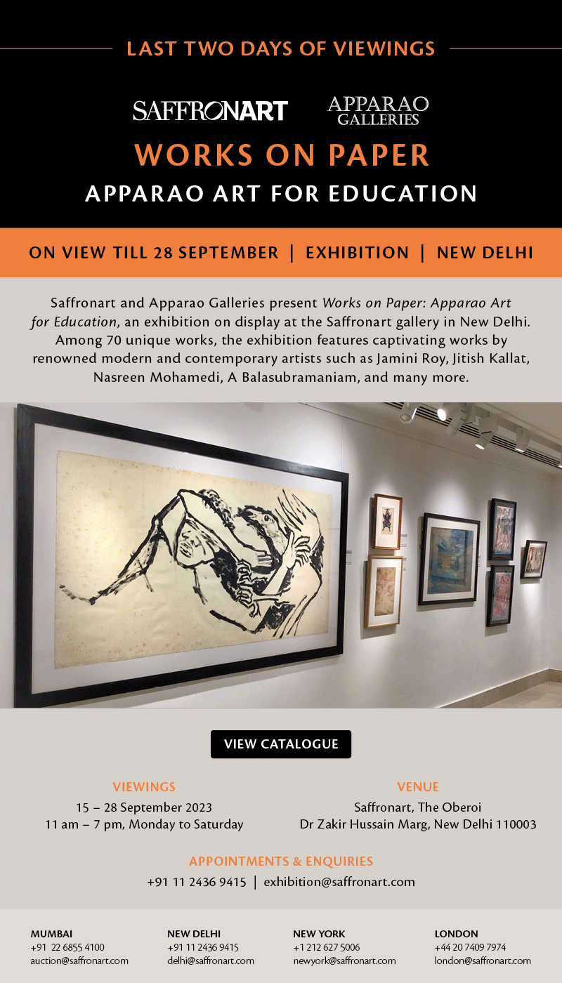 Saffronart Last Two Days of New Delhi Viewings Works on Paper Exhibition 1528 September