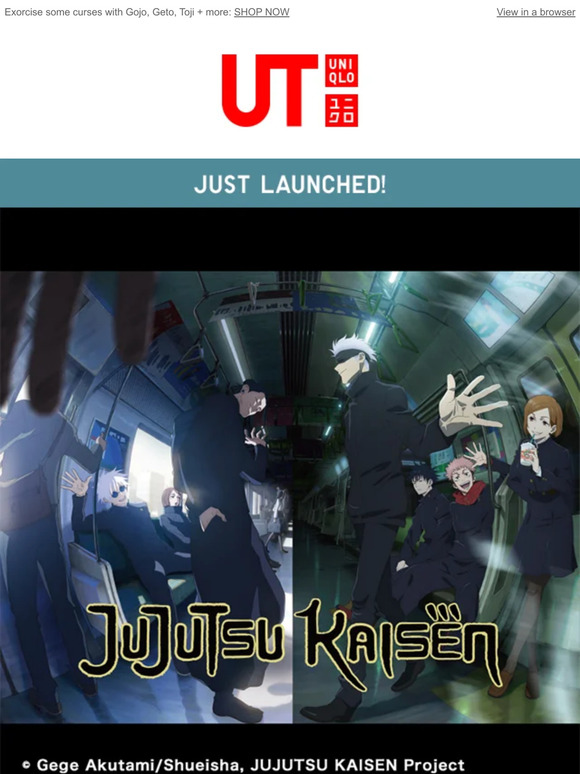 Just arrived: Jujutsu Kaisen Season 2 graphic tees