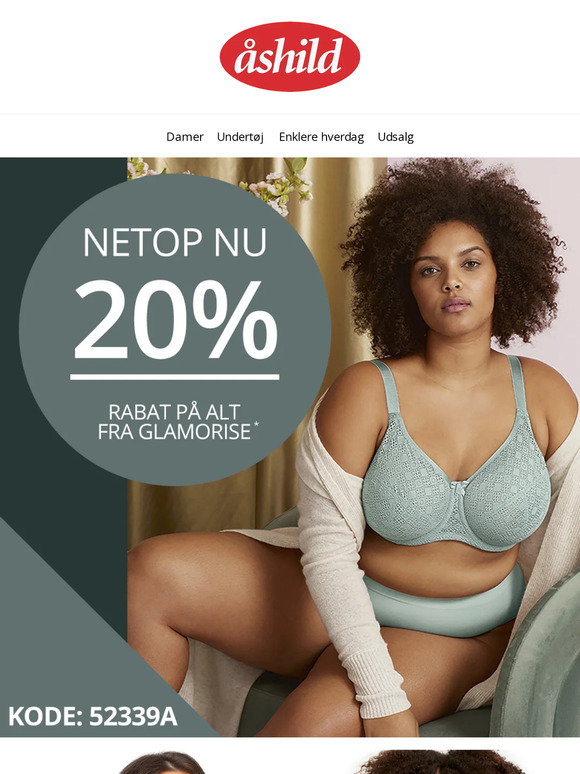 20% rabat på alt fra Glamorise ✨