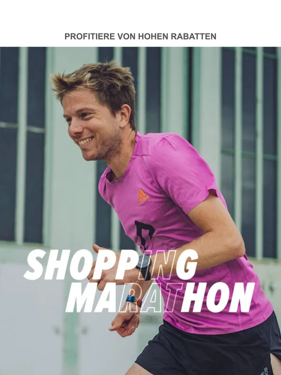 📢 Bis zu 60% Rabatt. Der Shopping-Marathon hat begonnen.