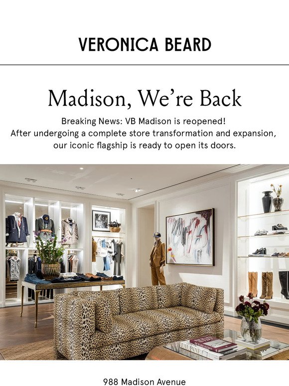 Our Madison Avenue Flagship is Open!