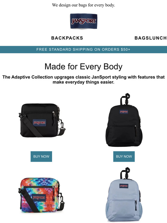 JanSport: We're going to the upside down!