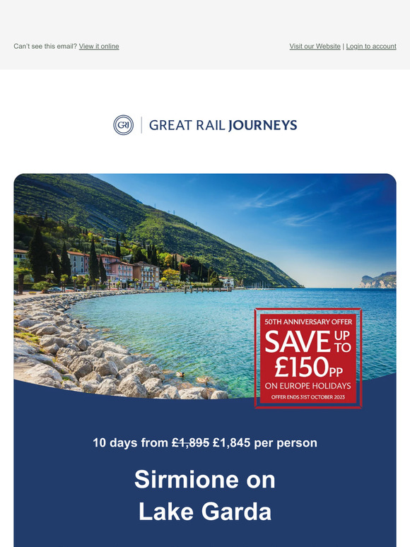 GreatRailJourneys: Dive into Lake Garda's Beauty  Milled