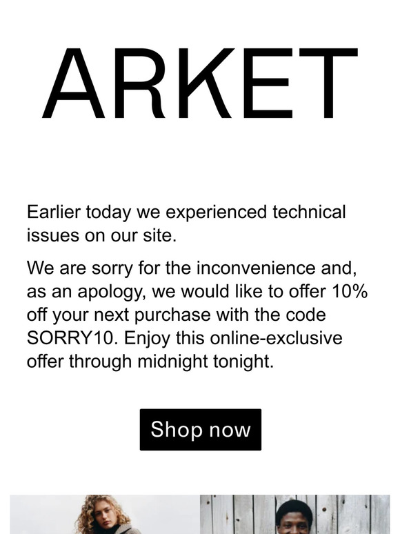 Enjoy 10% off until midnight