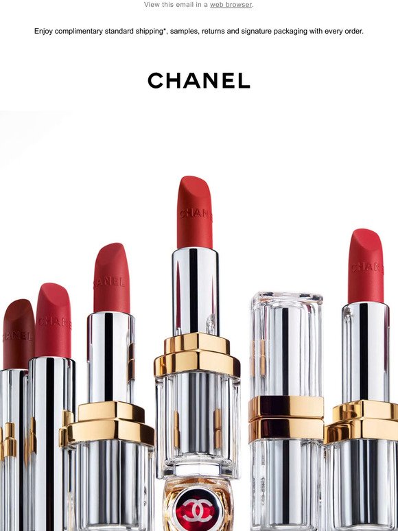Chanel: 31 LE ROUGE: 12 shades inspired by rue Cambon's creative spirit