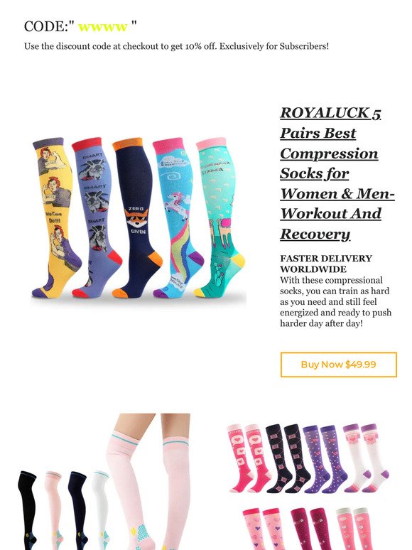 Compression socks protect veins during travel or exercise and promote strong blood flow through compression