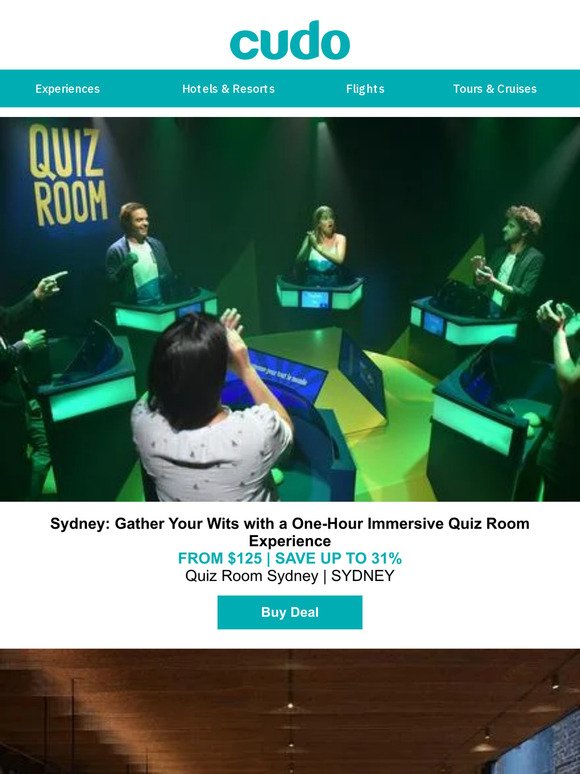 Sydney: One-Hour Immersive Quiz Room Experience