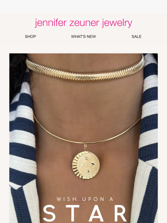 Jennifer zeuner moon hot sale and star necklace