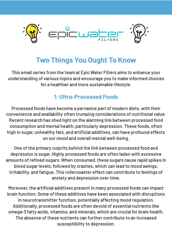💧Two Things You Ought To Know #12💡