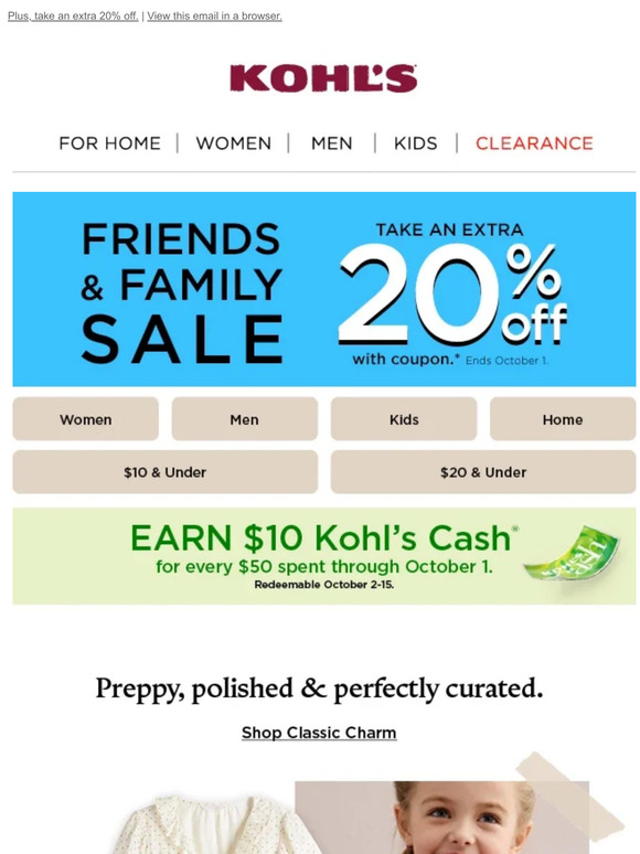 Kohl's: 📸 Family photos call for new outfits. (And earn Kohl's Cash to ...