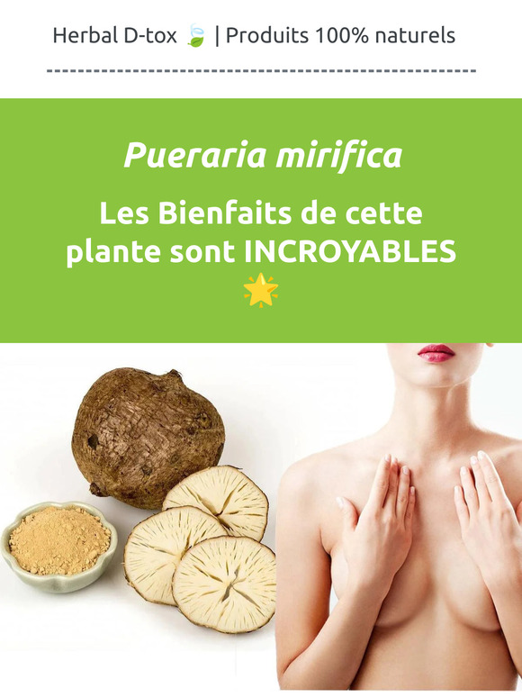 🌿 2e Démarque : Raffermissement de la Poitrine, Meilleure Libido ♀︎♂︎, Ménopause apaisée, Peau rajeunie..