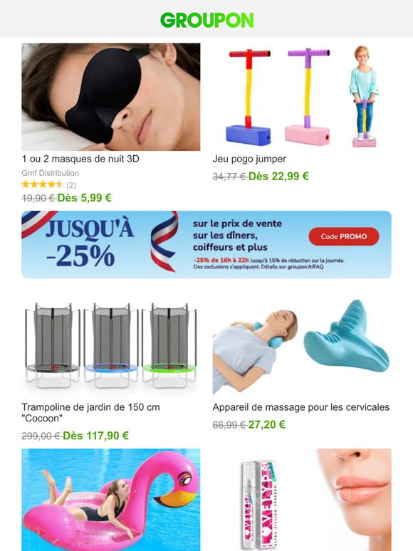 1 ou 2 masques de nuit 3D