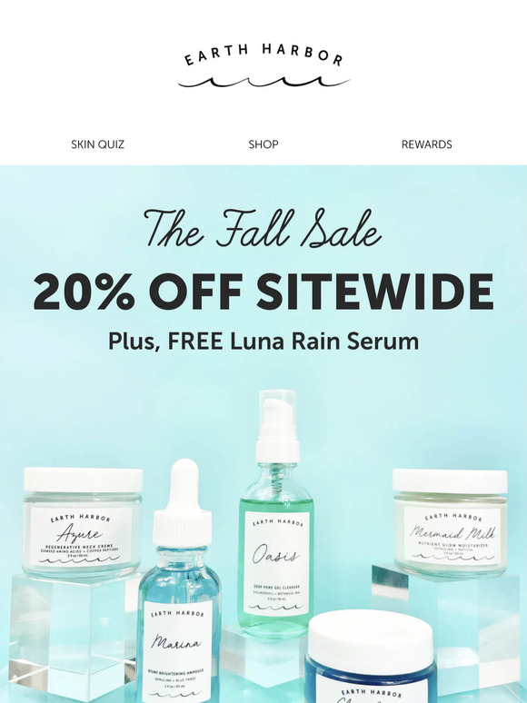 SITEWIDE SALE 📣 20% OFF!