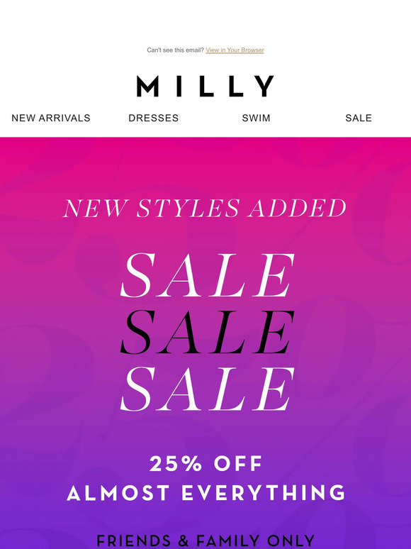 New Styles NOW ON SALE